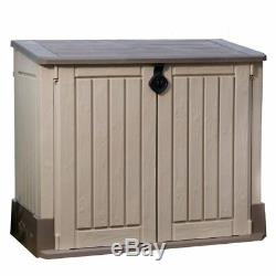 Keter Store-It-Out Midi 30 cu. Ft. Horizontal Patio Outdoor/Indoor Storage Shed