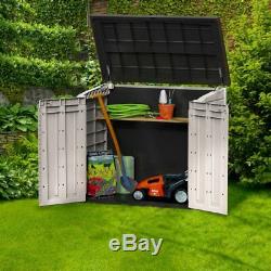 Keter Store-It-Out Midi 30 cu. Ft. Horizontal Patio Outdoor/Indoor Storage Shed