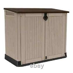 Keter Store-It-Out Midi Horizontal Resin Outdoor Storage Shed, 30 cubic, Brown