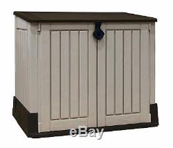 Keter Store It Out Midi Plastic Lockable Garden Storage Shed Outdoor 845 Litre