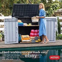 Keter Store-It-Out Prime Outdoor Resin Horizontal Storage Shed Free Shipping US