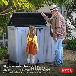 Keter Store-It-Out Prime Outdoor Resin Horizontal Storage Shed Free Shipping US