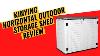 Kinying Horizontal Outdoor Storage Shed Review