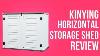 Kinying Horizontal Storage Shed Review