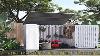 Kinying Larger Outdoor Storage Shed Weather Resistance Horizontal Outdoor Storage Box Waterproof F