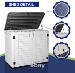 Kinying Outdoor Storage Shed Horizontal Storage Shed Waterproof For Garden, Pa