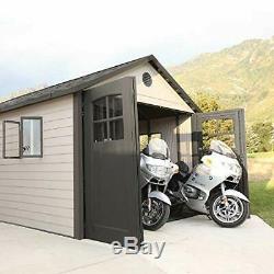 LIFETIME 60236 11 x 18.5 Ft. Outdoor Storage Shed, 11 x 18.5, 11 x 18.5 Ft