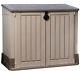 Large Garden Box Storage Cabinet Plastic Shed Deck Outdoor Patio Garage Utility