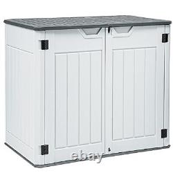 Large Outdoor Horizontal Storage Shed, 47 cu Extra Large-47 cu ft Light Gray