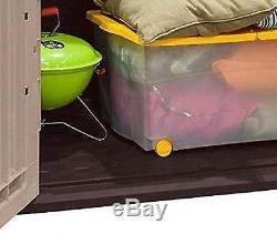 Large Outdoor Storage Box Garden Patio Shed Pool Yard Plastic Tools Safe Utility