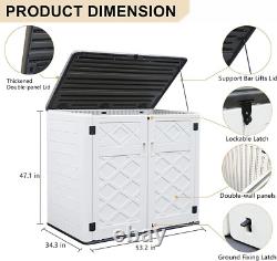 Larger Outdoor Storage Shed Weather Resistance, Horizontal Outdoor Storage Box W