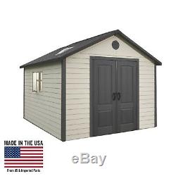 Lifetime 11x16 Plastic Outdoor Storage Shed with Floor (6415 / 0125)