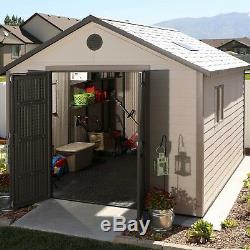 Lifetime 11x16 Plastic Outdoor Storage Shed with Floor (6415 / 0125)
