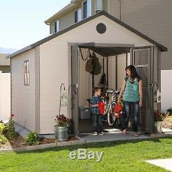 Lifetime 11x16 Plastic Outdoor Storage Shed with Floor (6415 / 0125)