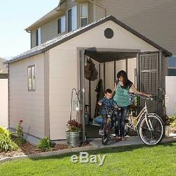 Lifetime 11x16 Plastic Outdoor Storage Shed with Floor (6415 / 0125)