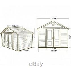 Lifetime 11x18.5 Storage Shed Kit with Floor 6415 / 20125