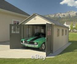 Lifetime 11x18 Storage Garage Kit with 9ft Wide Doors 60236