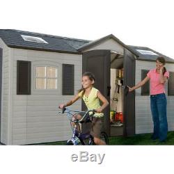 Lifetime 15 ft. X 8 ft. Double Door Storage Shed