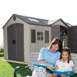 Lifetime 15 ft. X 8 ft. Double Door Storage Shed