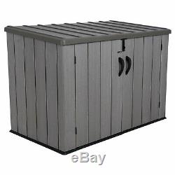 Lifetime 60341 75 Cu. Ft. Horizontal Outdoor Garden Storage Shed Lockable