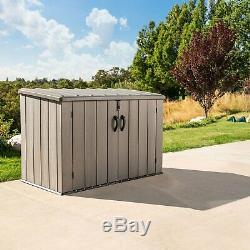 Lifetime 60341 75 Cu. Ft. Horizontal Outdoor Garden Storage Shed Lockable