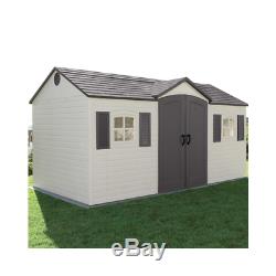 Lifetime 6446 15 Ft. X 8 Ft. Outdoor Storage Shed Building Garage N0 Tax