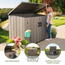 Lifetime 75 Cu. Ft. Horizontal Storage Shed Light Brown NEW FREE SHIPPING USA
