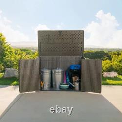 Lifetime 75 Cu. Ft. Horizontal Storage Shed Light Brown NEW FREE SHIPPING USA