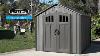 Lifetime 8 X 10 Outdoor Storage Shed Model 60211 Features U0026 Benefits