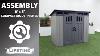 Lifetime 8 X 5 Compact Modern Shed Lifetime Assembly Video