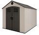 Lifetime 8 Ft. W X 10 Ft. D Plastic Outdoor Storage Shed 71.7 Sq. Ft