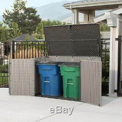 Lifetime Horizontal Outdoor Storage Shed Dual Wall High-density Polyethylene