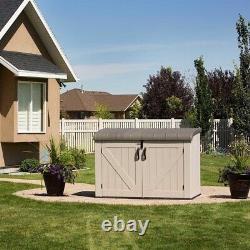 Lifetime Horizontal Storage Shed (75 Cu Ft) XL Outdoor Storage Garden Tool Shed