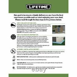 Lifetime Horizontal Storage Shed (75 cubic feet), 60170