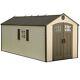 Lifetime Outdoor Storage Shed 60121 8 X 17.5 With 2 Windows And 10-year Warranty
