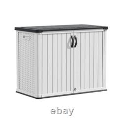 Lockable Devoko Outdoor Storage, 26 Cu Ft, Waterproof Tool & Cushion Box