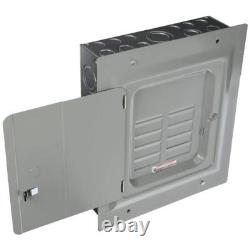 Main Lug Load Center Panel with Flush Door BR 125 Amp 8-Space 16-Circuit Indoor
