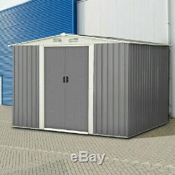 Metal Outdoor Storage Shed Kit Garden Backyard Toolshed DIY House Heavy Duty 6x8