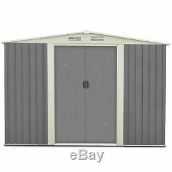 Metal Outdoor Storage Shed Kit Garden Backyard Toolshed DIY House Heavy Duty 6x8