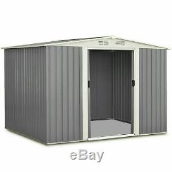 Metal Outdoor Storage Shed Kit Garden Backyard Toolshed DIY House Heavy Duty 6x8