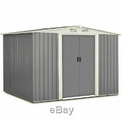 Metal Outdoor Storage Shed Kit Garden Backyard Toolshed DIY House Heavy Duty 6x8