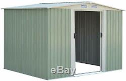 Metal Outdoor Storage Shed Kit Garden Backyard Toolshed DIY House Heavy Duty 6x8