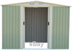 Metal Outdoor Storage Shed Kit Garden Backyard Toolshed DIY House Heavy Duty 6x8