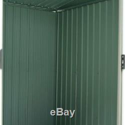 Metal Storage Shed Heavy Duty Kit Outdoor Garden Backyard Log Toolshed DIY 4x78