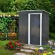 Metal Storage Shed Outdoor Storage For Backyard Tools And Accessories Cabitnet