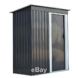 Metal Storage Shed Outdoor Storage for Backyard Tools and Accessories Cabitnet