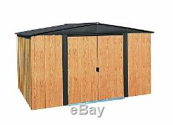 Metal Storage Sheds 10'x8' Steel Large Container Box Outdoor Building Pole Barn