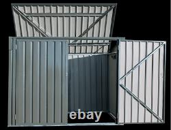 NEW Horizontal Storage Shed Charcoal FAST SHIPPING