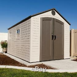 NEW Lifetime 8 Ft. X12.5 Ft. Outdoor Storage Shed FREE SHIPPING