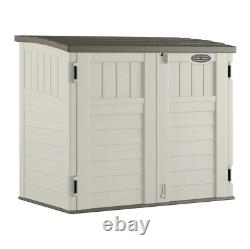 NEW Outdoor 4 ft. 5 in. W x 2 ft. 9 in. D Plastic Horizontal Storage Shed